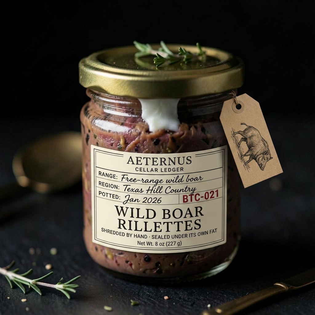 Wild Boar Rillettes — Aeternus preserved