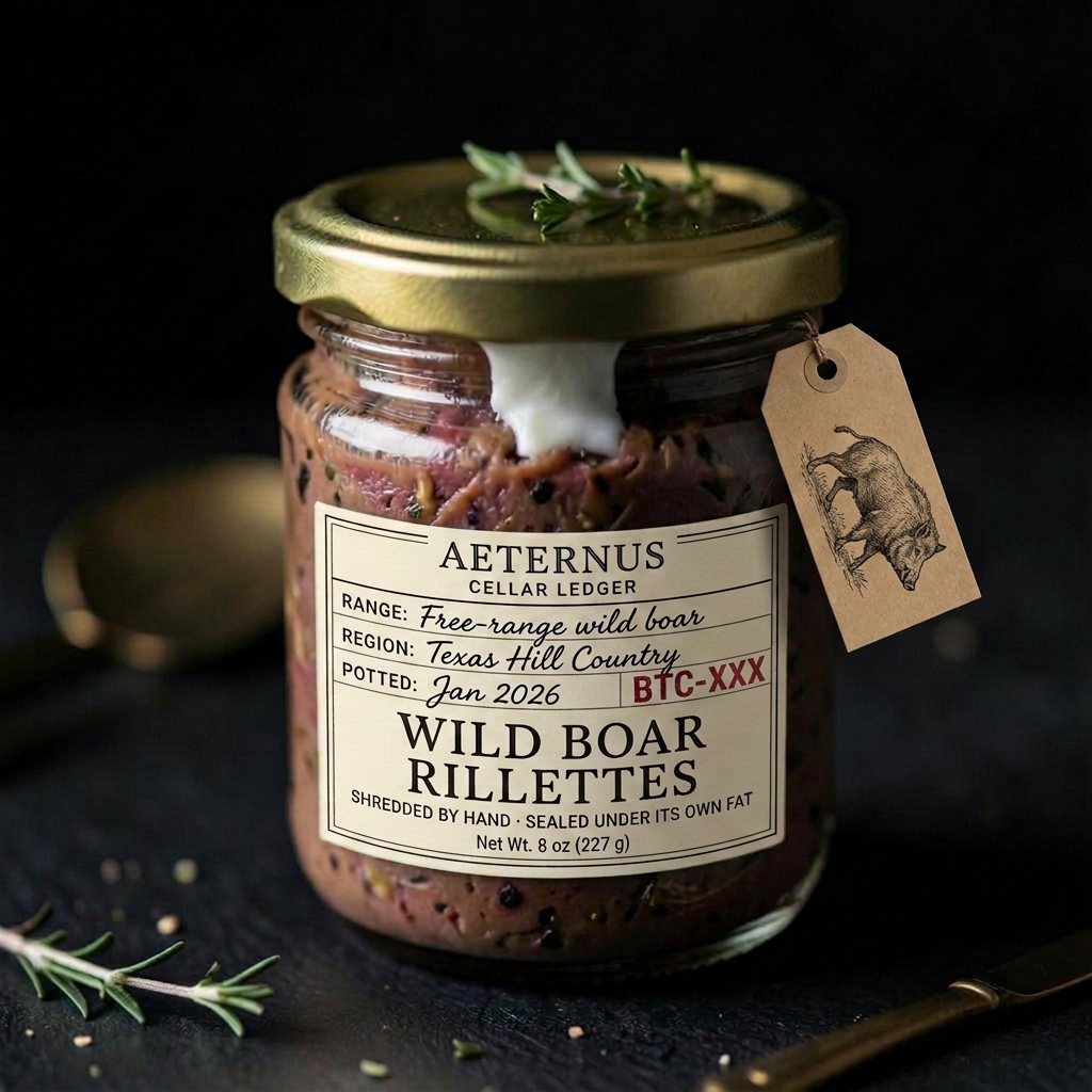 Wild Boar Rillettes — Aeternus preserved