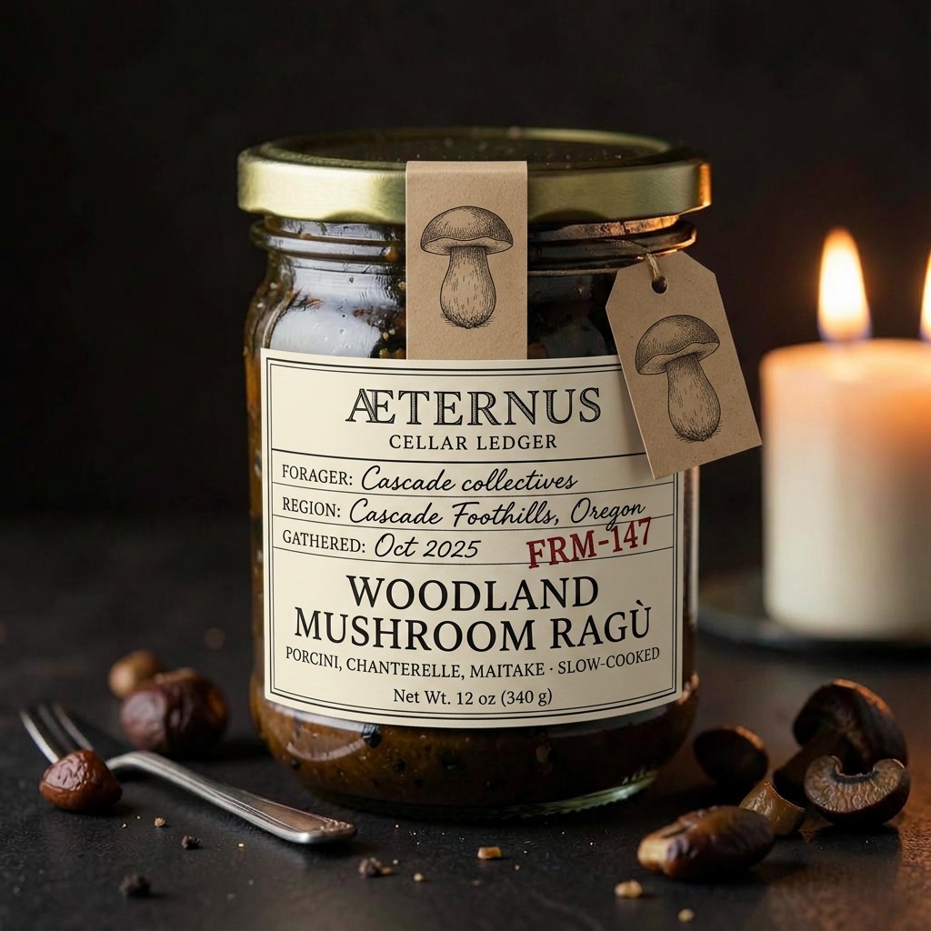 Woodland Mushroom Ragù — Aeternus preserved