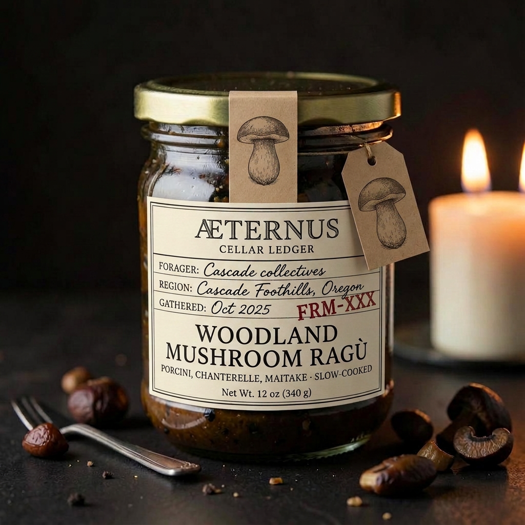 Woodland Mushroom Ragù — Aeternus preserved