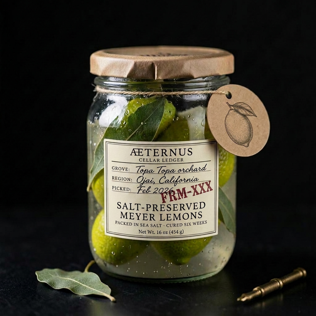 Salt-Preserved Meyer Lemons — Aeternus preserved