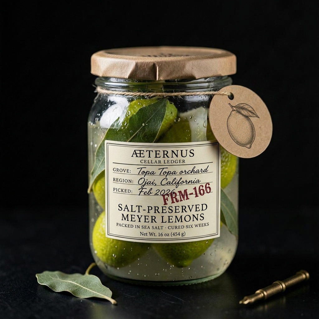 Salt-Preserved Meyer Lemons — Aeternus preserved