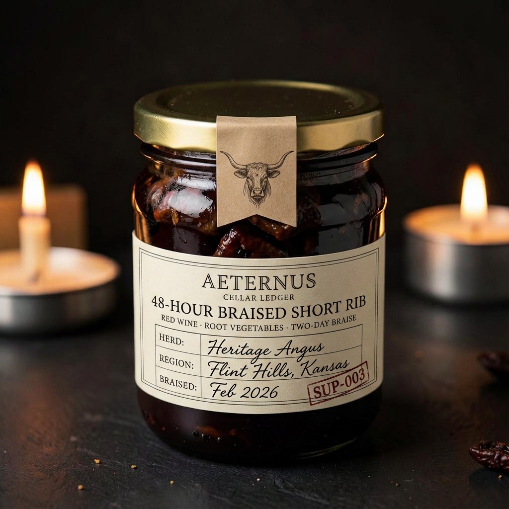 48-Hour Braised Heritage Short Rib — Aeternus preserved