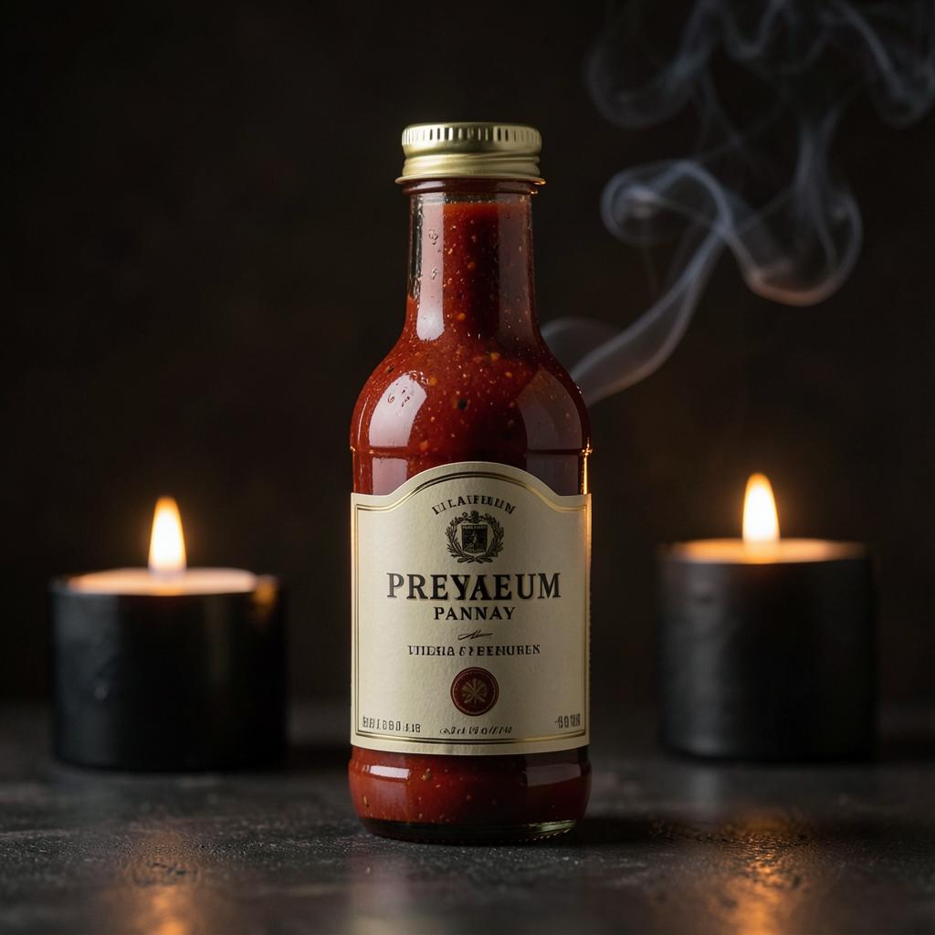Smoked Tomato Sauce — jar of batch SMK-055