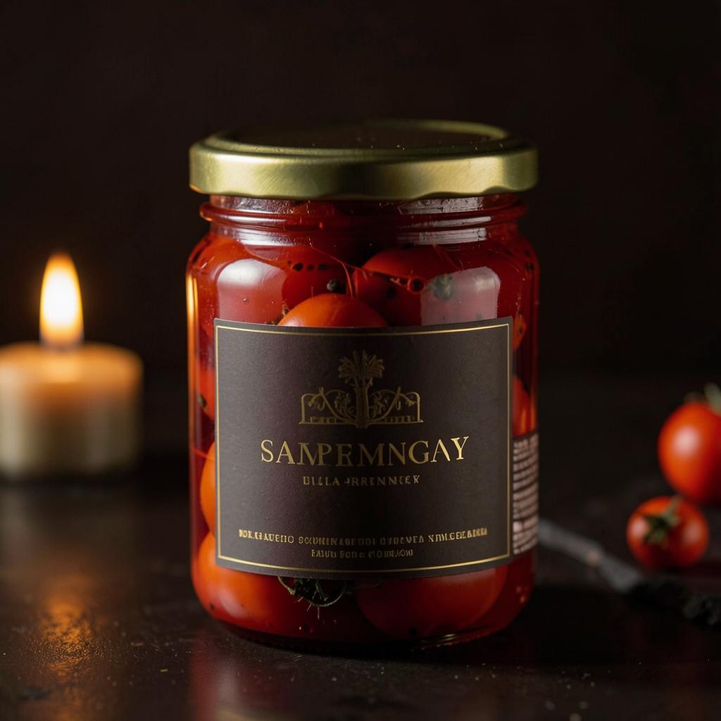Summer Tomatoes — jar of batch FRM-131